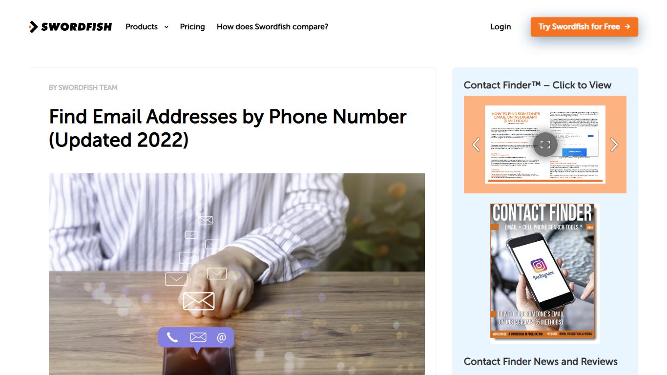 Find Email Addresses by Phone Number (Updated 2022)