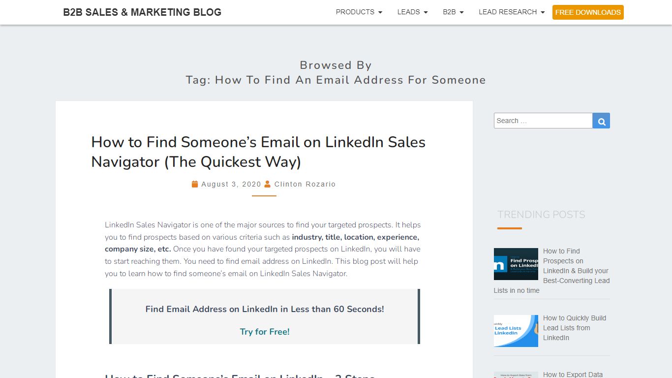How To Find An Email Address For Someone (The Quickest Way)